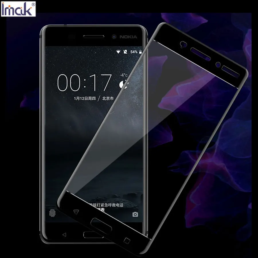 Оригинальное закаленное стекло Imak с полным покрытием для Nokia 6 ультратонкое
