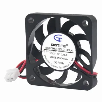 

500Pieces LOT Gdstime 4007S 12V 2Pin XH2.54 4cm 40mm 40x40x7mm Brushless Cooler Cooloing Fan