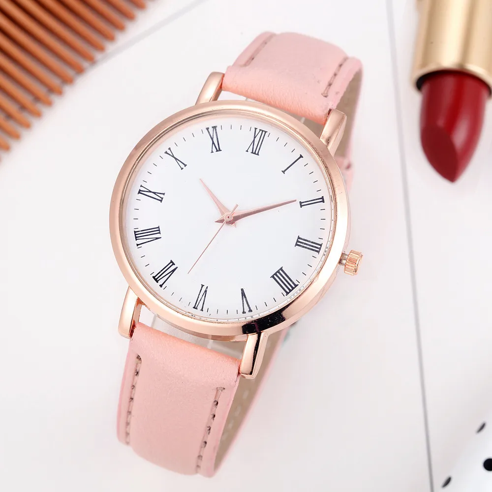 

Women's Watches Casual Quartz Leather Band New Strap Analog Wrist Watch montre femme marque de luxe 2019 zegarki damskie