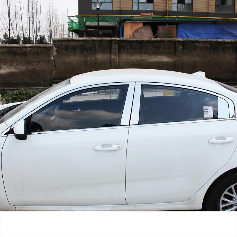 Lsrtw2017 отделка окна автомобиля из нержавеющей стали для kia rio 2017 2018 2019 k2|Лепнина