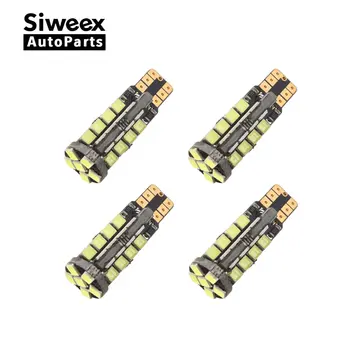 

4PCS T10 38 SMD LED Car Bulb White 2835 Canbus Error Free Led Lights for Clearance Side Marker Interior Tail Dome Light 12V DC