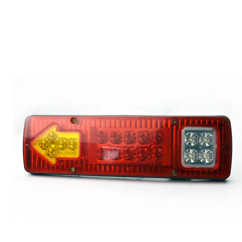 

1Pcs 12V LED Rear Tail Lights Lamp 4 Functions For Caracan Truck Scania 19 LED Tailer Lights LED Stop Lights High Quality