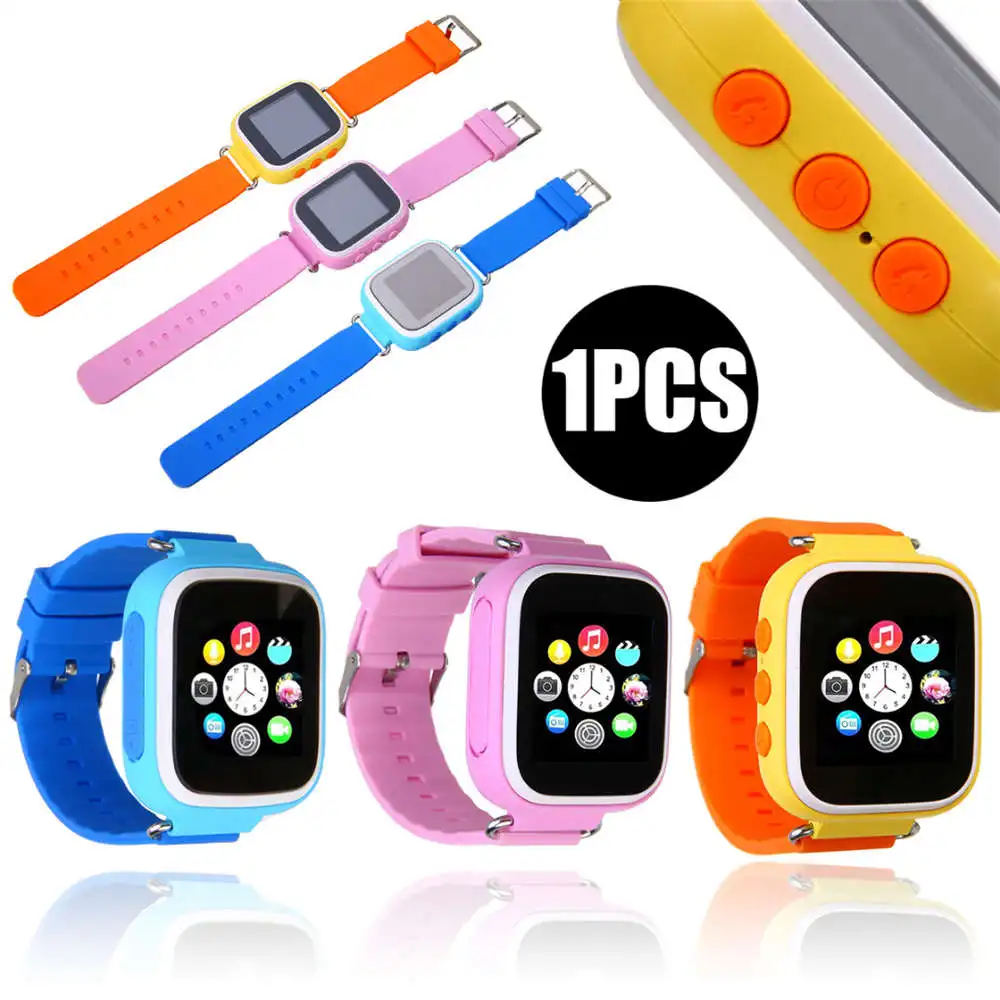 

Fashion Colorful Kids Children Smart Watch GPS SOS Phone Call Location Tracker Bracelet Android 3.0 above and IOS 6.0 above