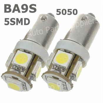 

HotSale LED Car Indicator Light Interior Bulbs Wedge Lamp LED Bulbs BA9S 5SMD 5050 NEW