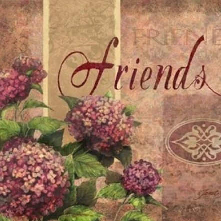 Friends Poster Print by Janet Stever (21 x 17)