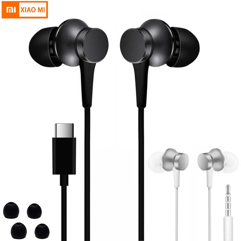 

Xiaomi Piston 3 Earphones USB Type-C 3.5mm In-Ear with Mic Wire Control Headset for Xiaomi Mi 6/8 Huawei Mate 10 20 Pro P20 Pro