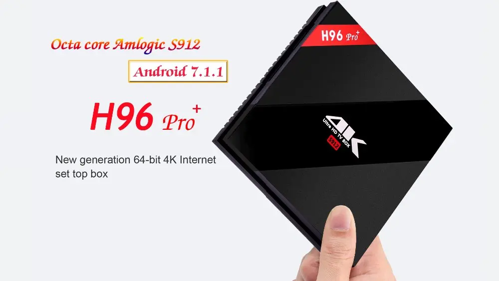 H96 pro+ -newst S912 android 7.1 marshmallow tv box 3g_32g - 
