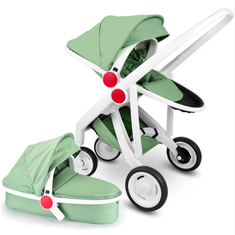 

High Quality New Stand Newborns stroller light folding umbrella Trolley can sit can lie high landscape portable on the airplane