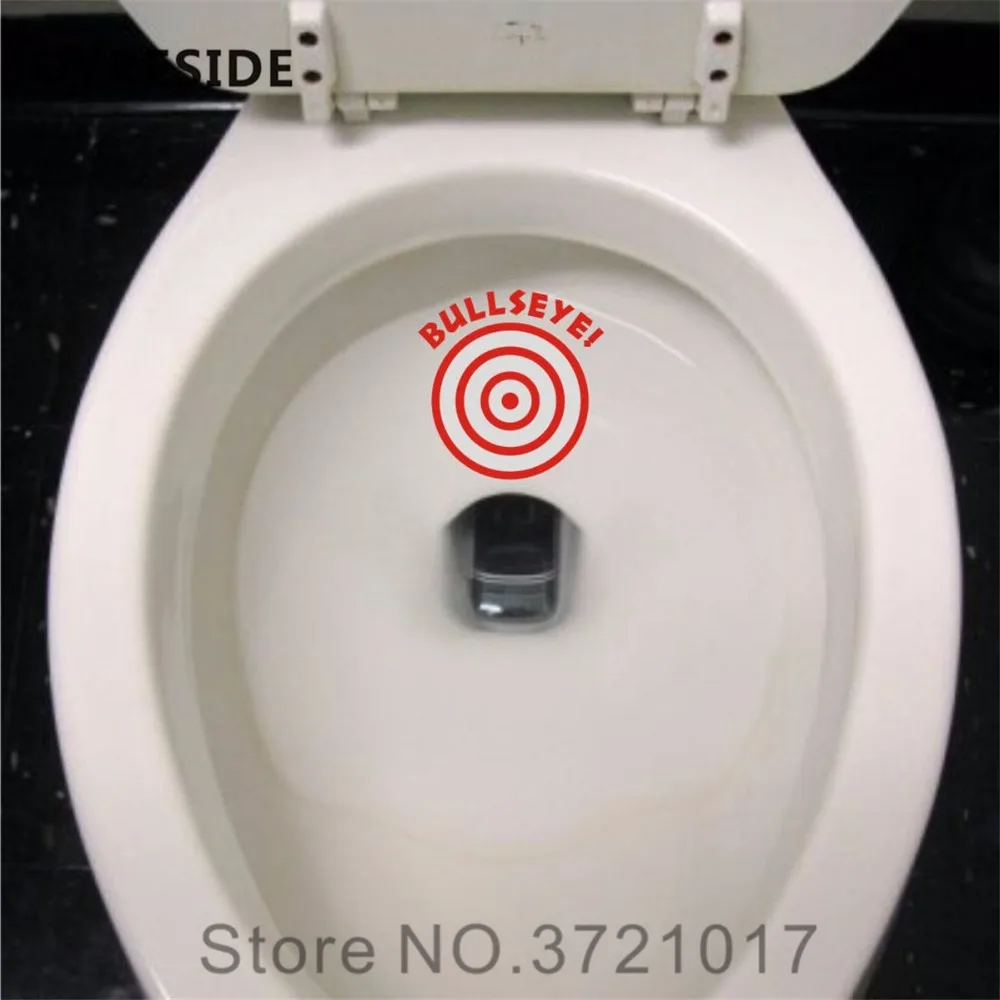 Joyestee Bullseye targeing туалет для ванной комнаты сиденье унитаза Наклейка на стену