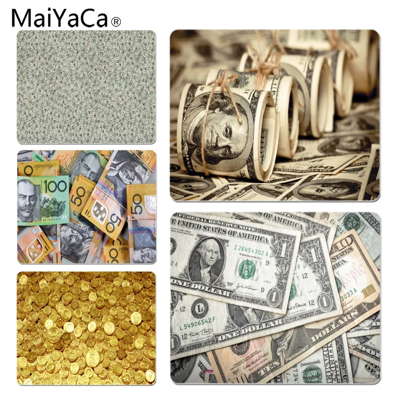 

MaiYaCa Hot Sales A Money Large Mouse pad PC Computer mat Size for 180x220x2mm and 250x290x2mm Rubber Mousemats
