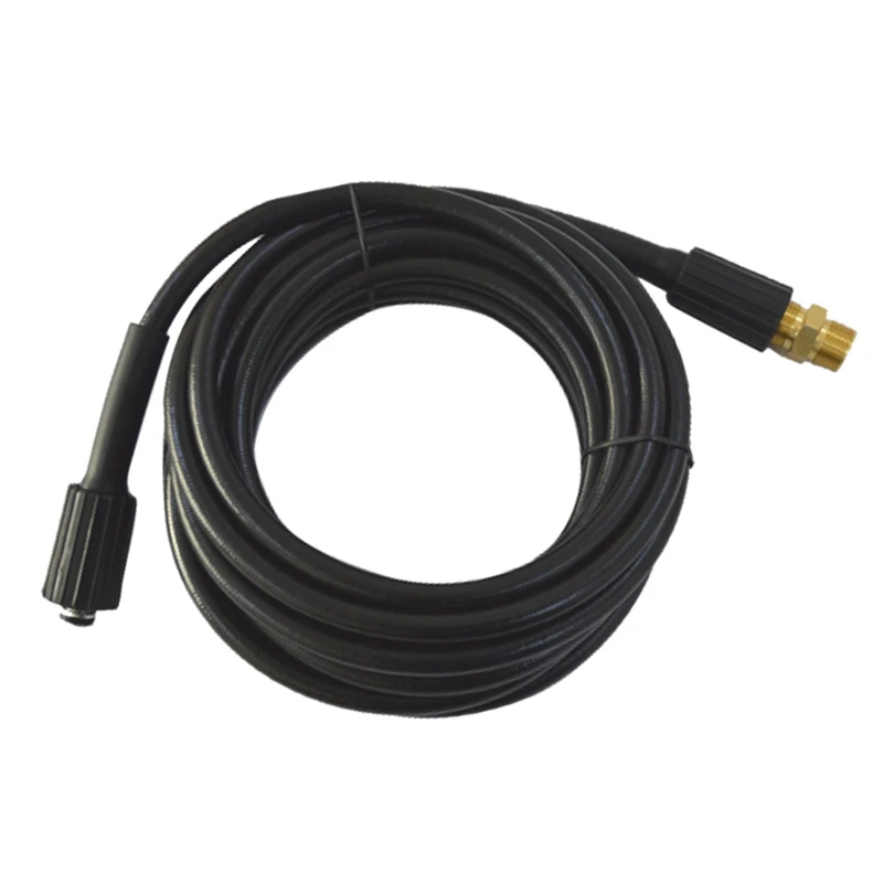 

High Pressure Washer Hose Cord Pipe Car Wash Hose Water Cleaning Extension Hose M22-pin 14/15 for Karcher Elitech Interskol Hu