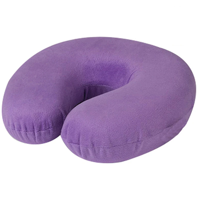 Мягкие подушки для путешествий повозка подголовника Подушка для кормления шеи u-образная Подушка d Ортопедическая подушка "с памятью" - Цвет: Purple