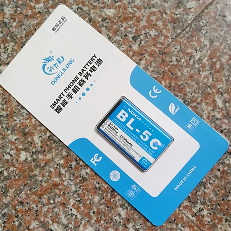 Новый аккумулятор для телефона Nokia BL 5C C2 01 02 03 06 6230i N72 N70 5130 2610 6267 7610 E50 3208C X2 01|battery