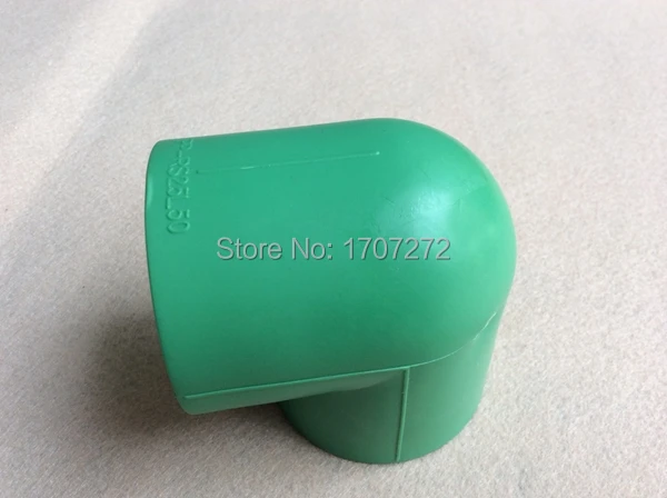 

Free Shipping 2pcs Quality Enviroment friendly PPR Pipe Elbow 90deg Angel Fittings DN50Connector for sanitary water pipeline