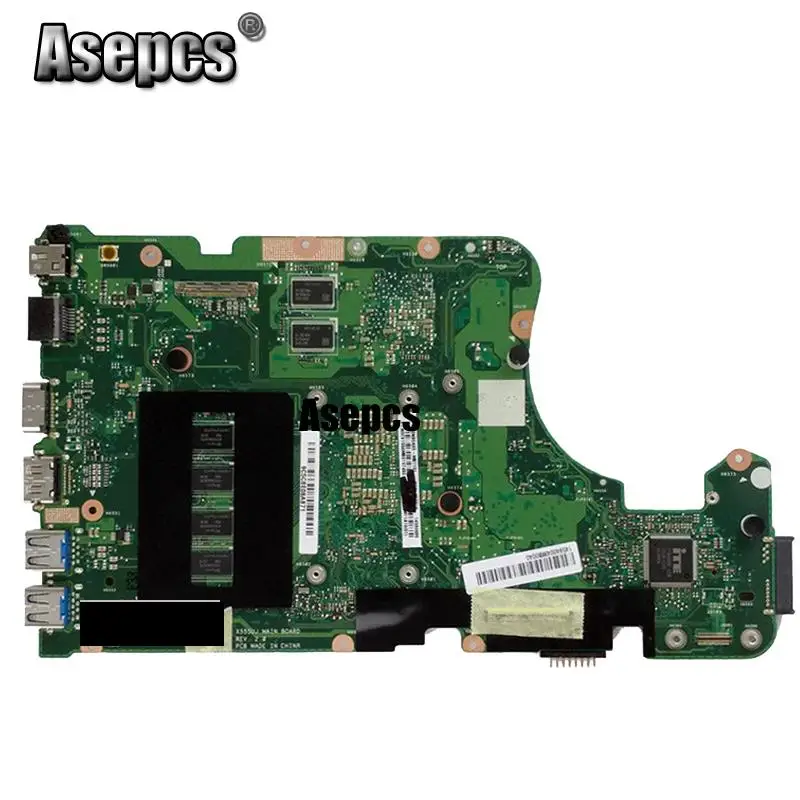 Asepcs X555UJ материнская плата для ноутбука ASUS X555UJ X555UF F555U X555UB X555UQ X555UTest originalmainboard 4G ram I7-6500U