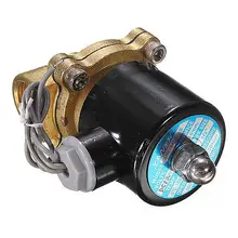 Solenoid Valve 1/2'' NPT Inlet Electric Solenoid Water Air Valve Gas NPT Brass DC 12V household wc toilet closestool water tank inlet solenoid valve