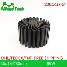 Ø134*80 мм модульный светодиодный Звездный кулер для низкого и высокого зональное освещение LED Радиатор 36 монтажные отверстия для всех марок COB