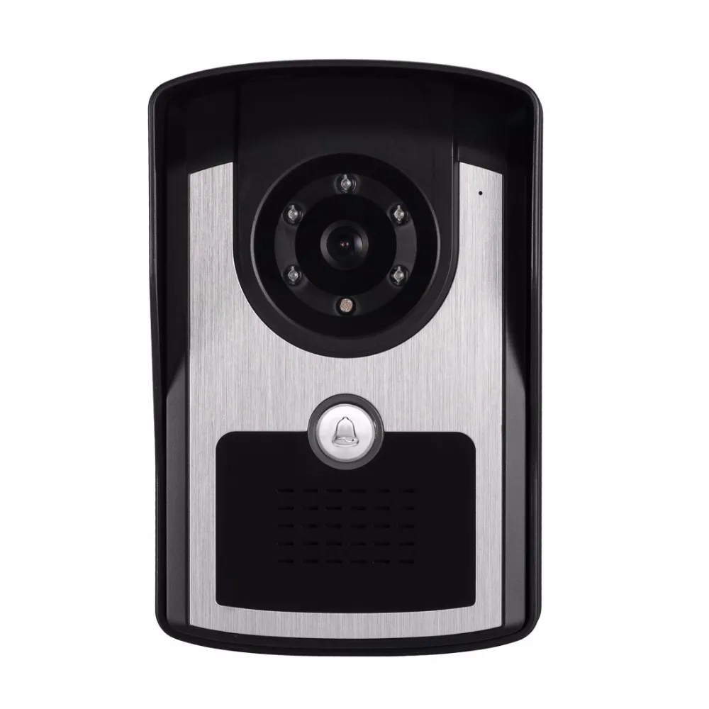 7 ''проводной видео дверной звонок дома домофон дверные звонки системы комплект ИК домофон с камерой мониторы громкой связи IP55