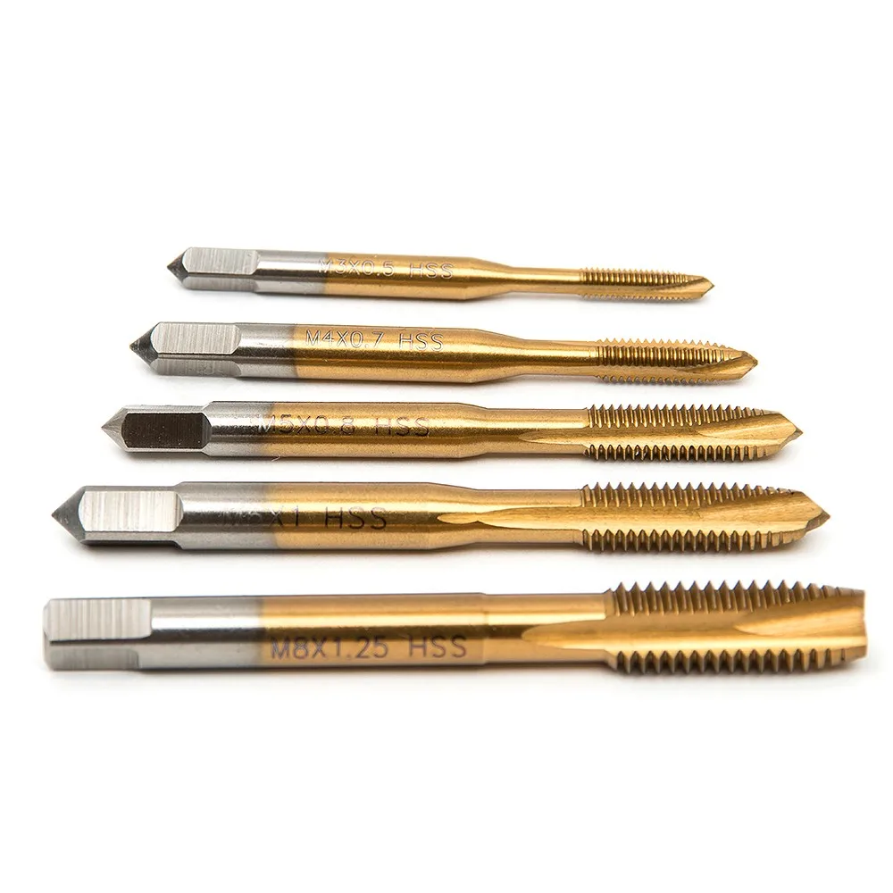 5pcs-HSS-Titanium-Machine-Right-Hand-Tap-Drill-3-Flute-M3-M4-M5-M6-M8-Spiral