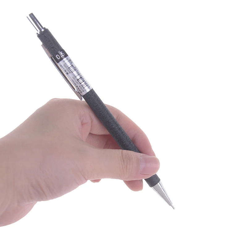 1pc 0.5//0.7mm Simple Metal Mechanical Pencil Creative Press Automatic Pens