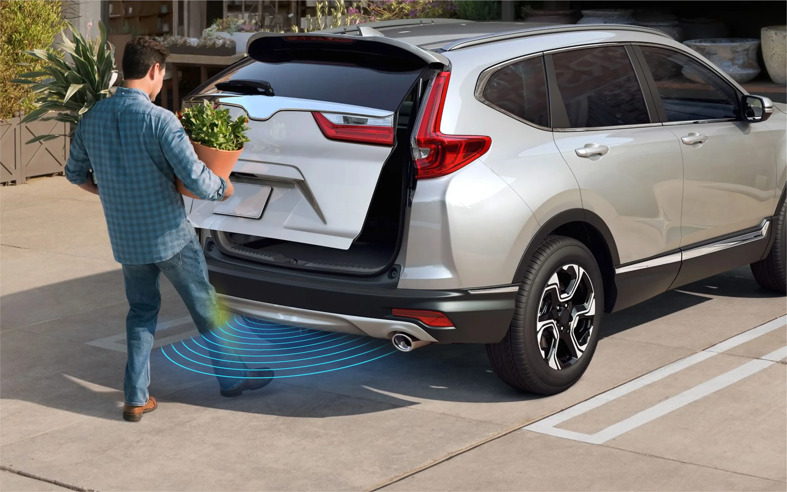 Hands-free Trunk доступ ножной активированный ствол выпуск надстройки для PKE