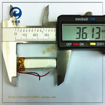 

3.7V lithium polymer battery 051235 501235 501235 160mah camera pen recorder Bluetooth Battery