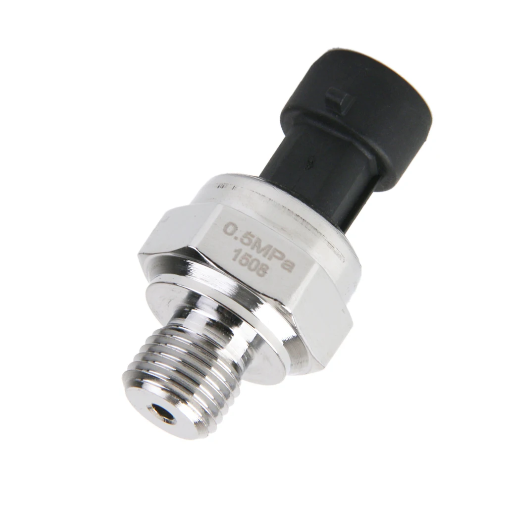 G1/4 Pressure Transducer Sensor 0-0.5 MPa for Oil Fuel Diesel Gas Water Air Pressure Transducer Black