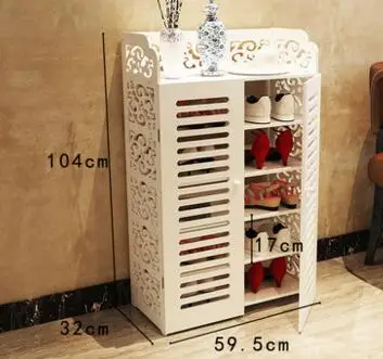 Ultra-thin shoe. Multi-function balcony store content ark shoe rack