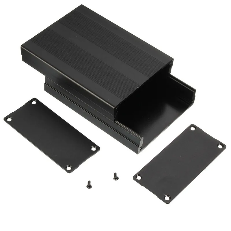 Алюминиевый ящик для инструментов PCB корпус электронных проектов чехол DIY 100*76*35