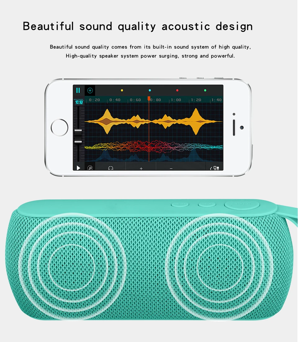 Magift204 Portable Bluetooth Speaker Wireless Bass Sound Mini Outdoor Speakers Support TF FM Radio Audio Handfree For Xiaomi (7)