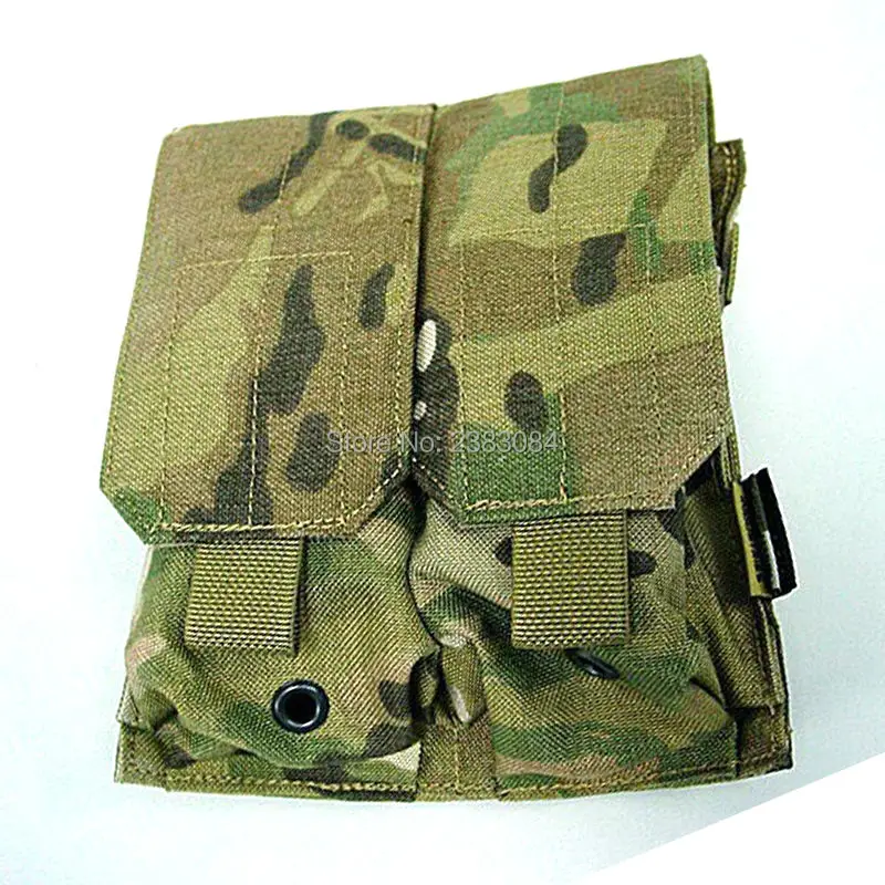 Тактический M4 M16 5 56 мм MOLLE PALS двойной стек винтовки журнал Mag Топ откидной мешок