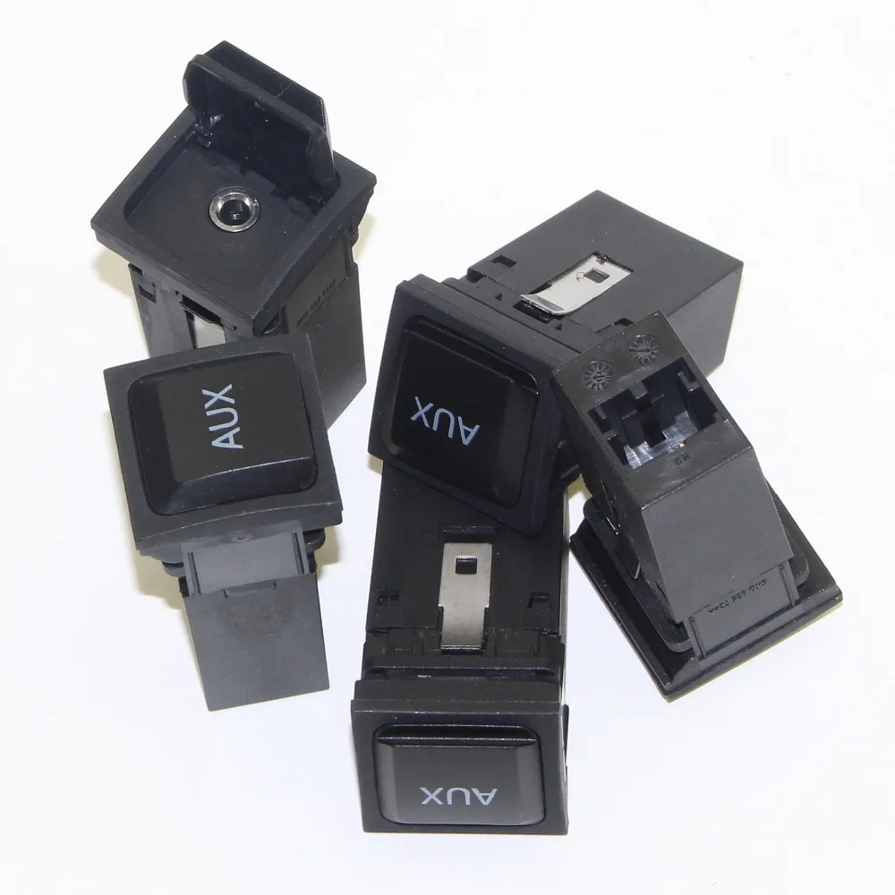 

3PCS Golf MK6 Jetta MK5 Scirocco OEM AUX Switch Sockets 5KD 035 724 For RCD510 RCD310 RCD300 RNS315