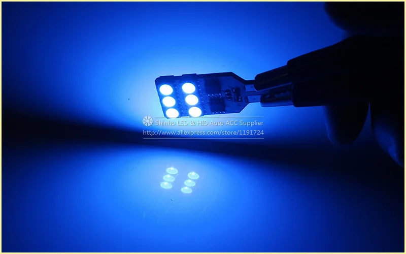 5050 SMD RGB T10 194 168 W5W автомобильный клиновидный для салона светильник лампа 12