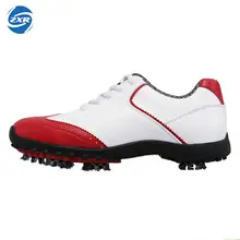 Гольф Женская обувь непромокаемые Спорт на открытом воздухе обувь EVA Midsole из микрофибры дышащая скольжения гвозди шипы твист