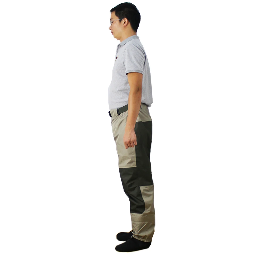 Fly Fishing Waist Waders Pant прочные водонепроницаемые штаны дышащие с чулками на талии|wader