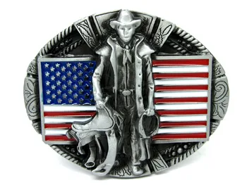 

America Cowboy Western Belt Buckle