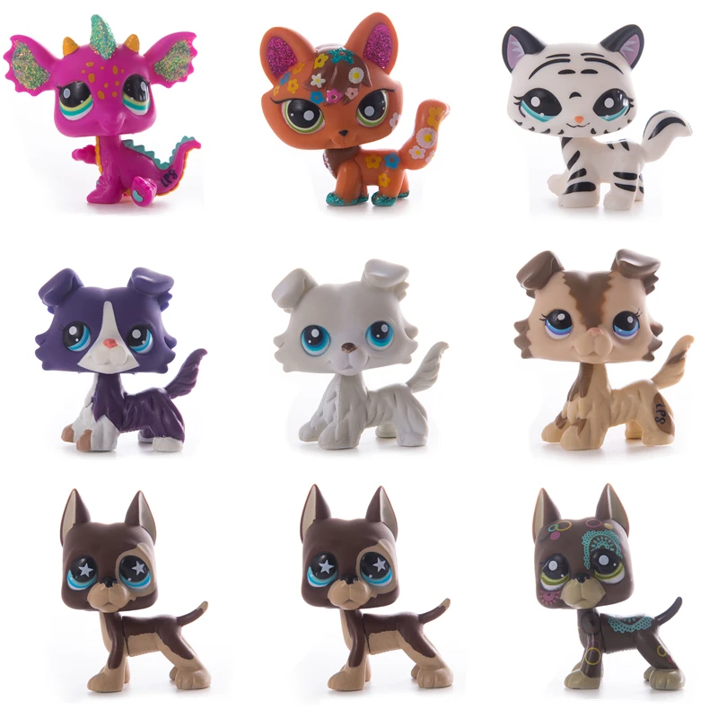 Original Rare Lps Pet Shop Toy Free Shipping White Shorthair Brown