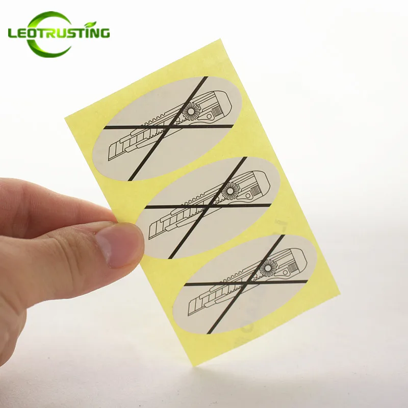Leotrusting 1000 шт. индивидуальные пластиковые виниловые бумажные наклейки печатные