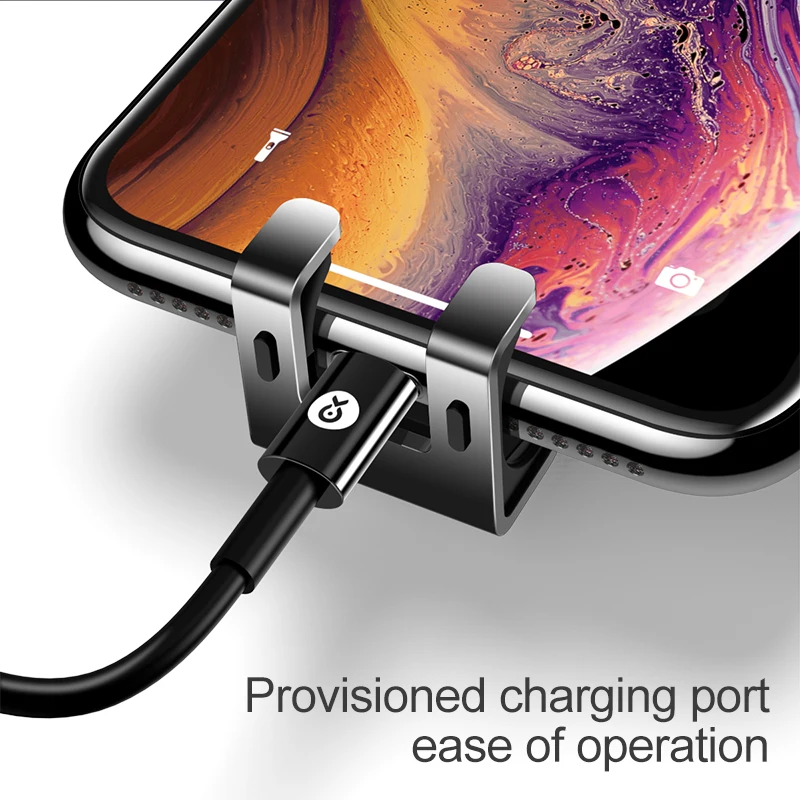 Автомобильный держатель Biaze из закаленного стекла для iPhone X XS samsung мобильного