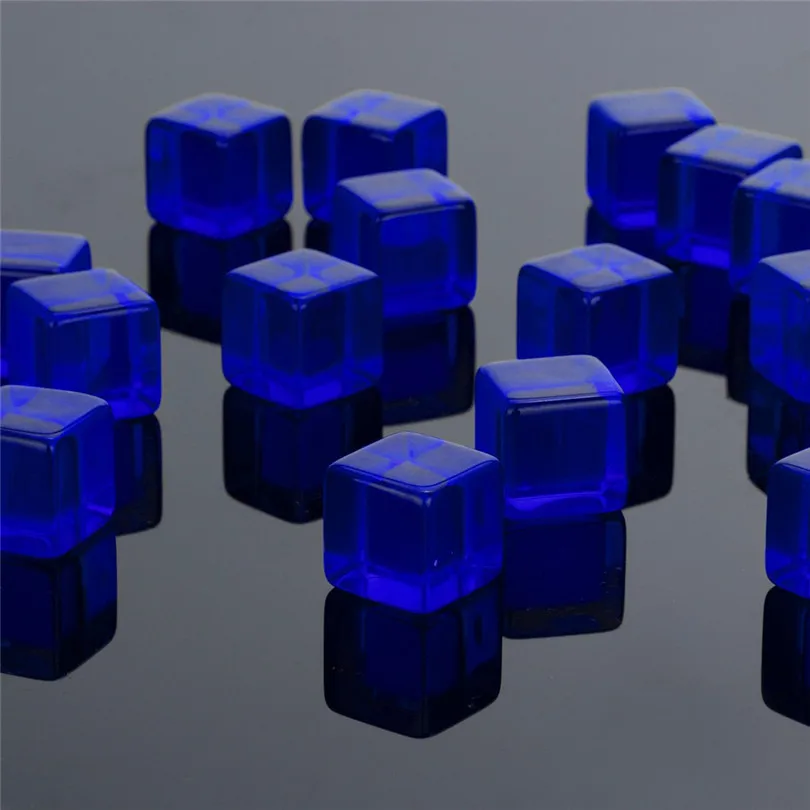 60pcs Transparent Dice Acrylic Cube Board Game DIY Fun and Teaching Dice 2019 NEW #4A03 (12)