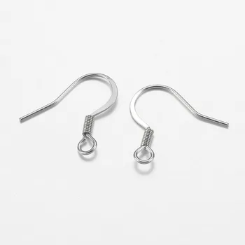 

Seasha 100pcs 20x18mm 316L Stainless Steel Anti-allergic Metal Jewelry Making DIY Findings Earrings Hooks Jewellery Accessories