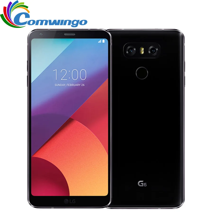 Original desbloqueado LG G6 del teléfono móvil 4G RAM 32G ROM Quad-core 13MP 5,7 ''Snapdragon 821 4 teléfono Móvil G LTE Android LGG6