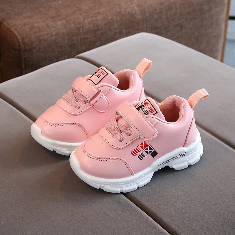 New Kids Shoes For Girls Fashion Children Casual Shoes Toddler Kids Sneakers 2019 Breathable Baby Boy Sport Running Shoes C06301