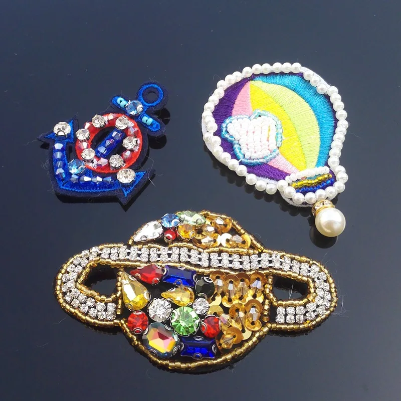 beaded earth patches for clothes 1