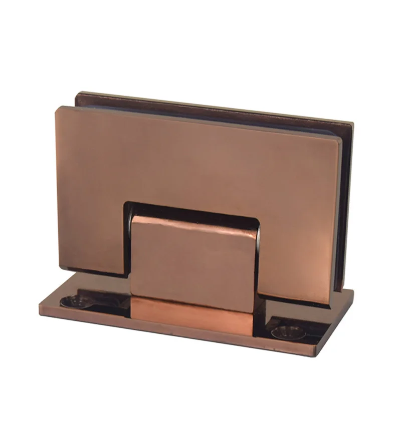 Rose Gold Stainless Steel 304 Solid Bathroom Clip Shower Room Hinge Frameless Glass Door Up And Down Folder Folding Page