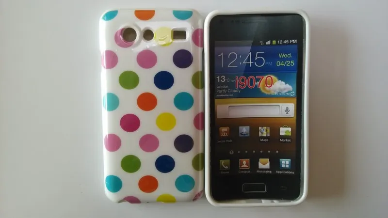 Samsung Galaxy S Advacne i9070 Polka Dots Case (6)