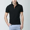 Mountainskin 2022 Solid Mens Shirts Brand Cotton Short Sleeve Camisas Tops Summer Stand Collar Male Shirt 4XL EDA324 ► Photo 3/6