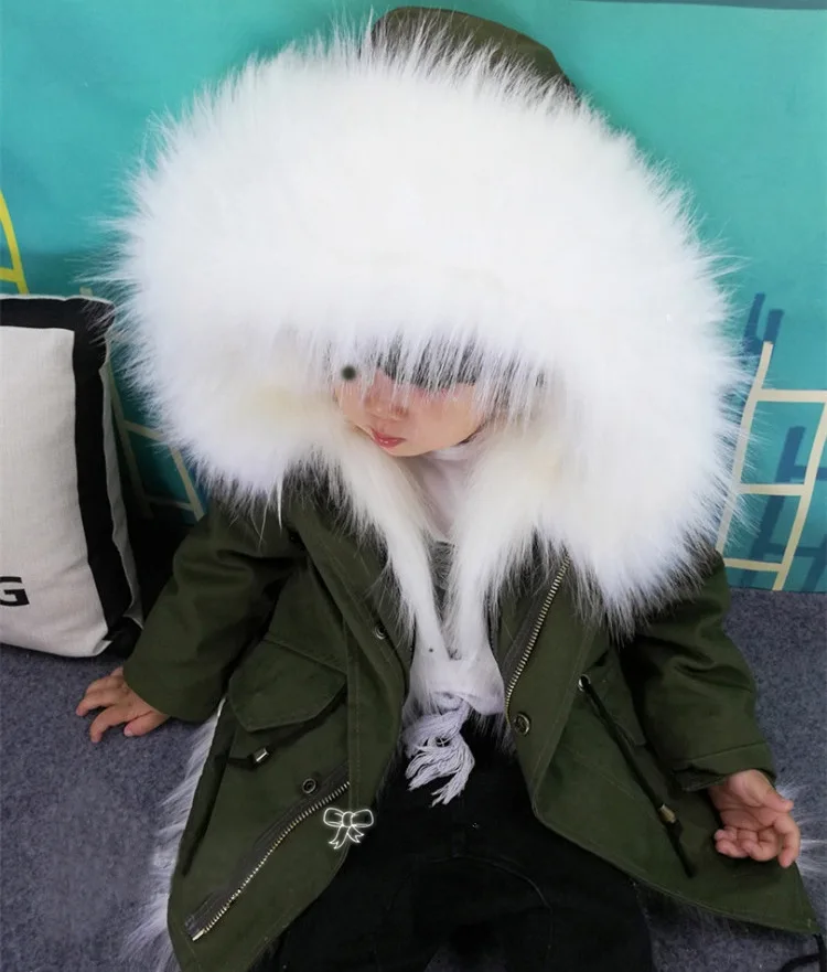 2018 Winter Girls Warm Coat Overcoat Kid Long Colorful Faux Fox Fur Coat Big Raccoon Fur Collar Hooded Thick Warm Parkas цена 2018 Winter Girls Warm Coat Overcoat Kid Long Colorful Faux Fox Fur Coat Big Raccoon Fur Collar Hooded Thick Warm Parkas цены онлайн