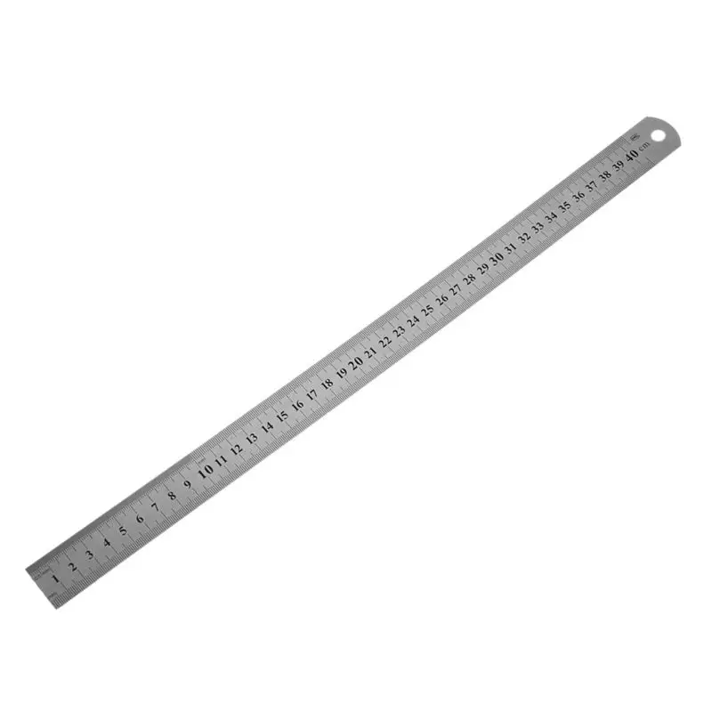

Stainless Steel 16 Inch Straight Ruler Measuring Kit Metric 40cm