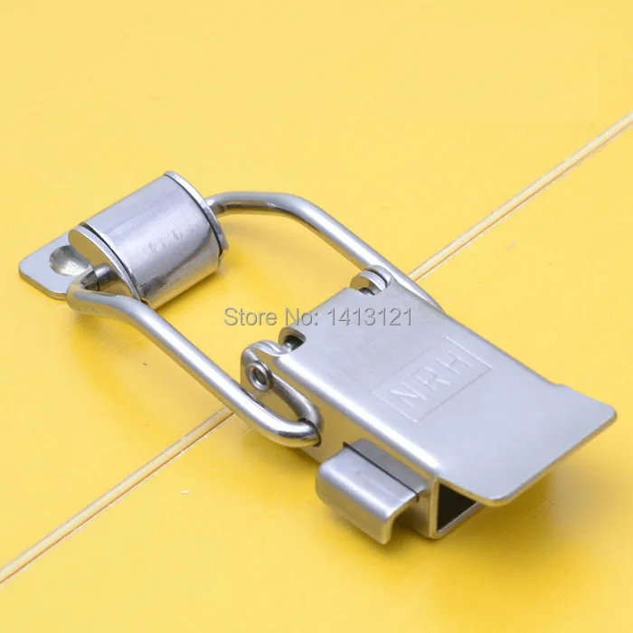 

free shipping metal hasp Stainless steel buckle box fastener insurance clasp Industrial equipment lock padlock Bag hardware Part